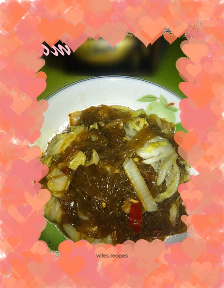 Chopped pepper and potato starch