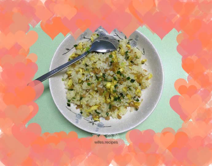 Egg fried rice (traditional upgraded version)