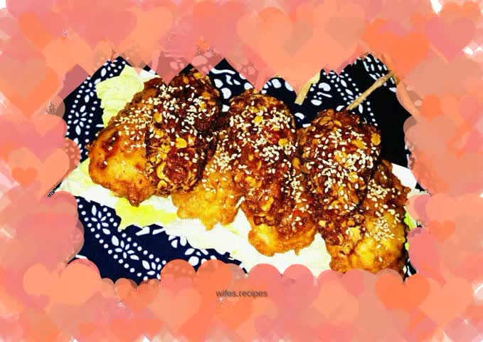 Honey mustard chicken wings for two