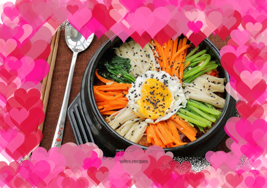 【Spicy Cabbage Pork Belly】Bibimbap