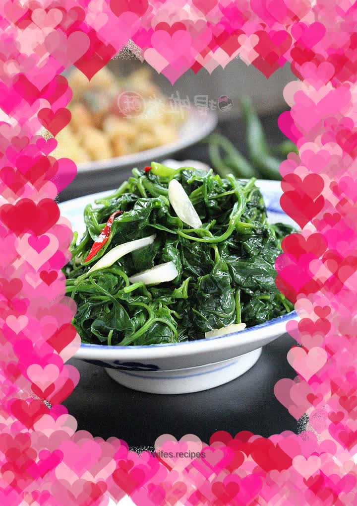 Wild vegetables are nutritious - stir-fried gray vegetables