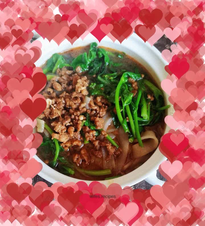 Braised pork rice noodles