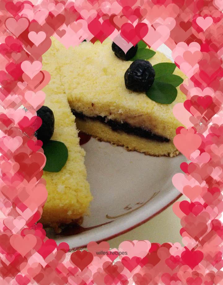 Whole grain jam layer cake (rice cooker version)