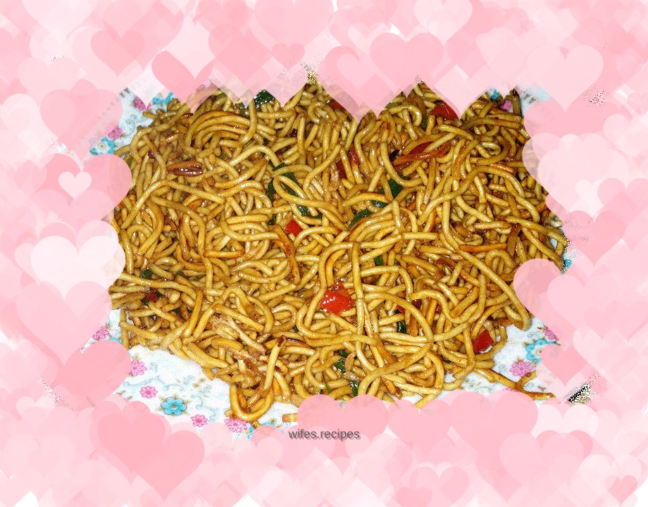 Dry fried noodles