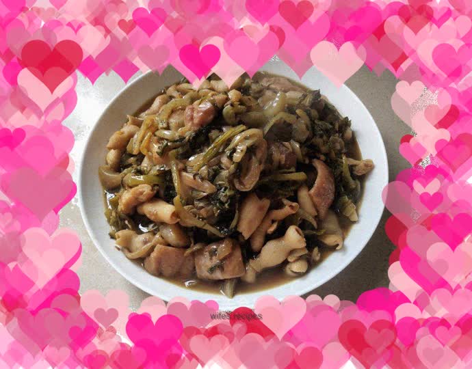 Pork Intestine Braised with Sauerkraut