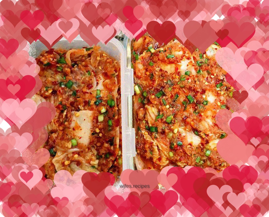 Spicy cabbage (Korean kimchi)