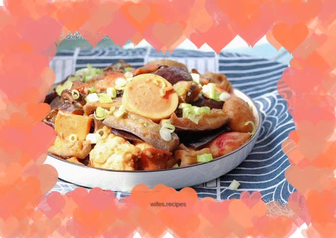 Sauce-flavored eggplant