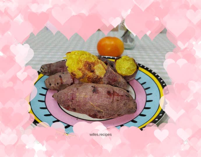 Roasted sweet potatoes