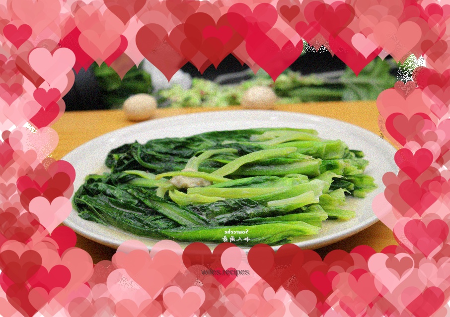 Stir-fried fermented bean curd and lettuce