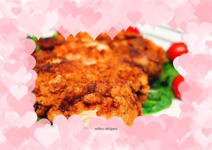 Golden Fried Chicken Steak