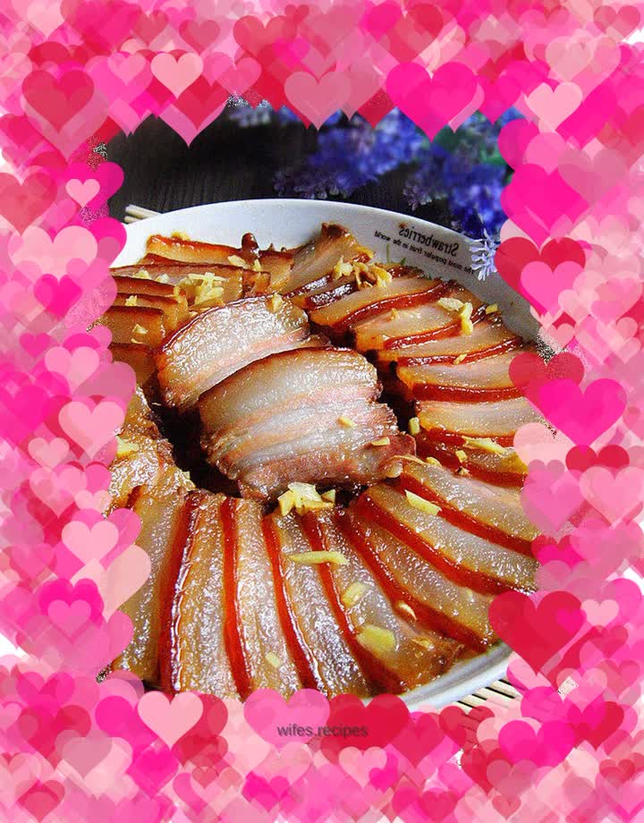 Steamed Bamboo Shoots with Sauce Pork