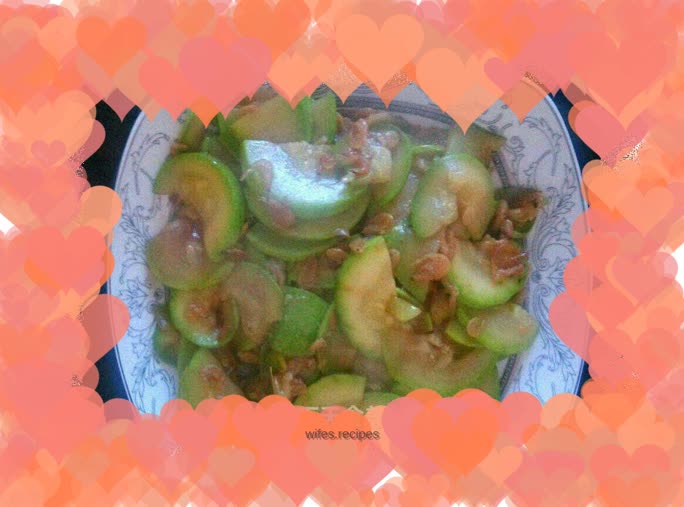 Fried Zucchini with Shrimp