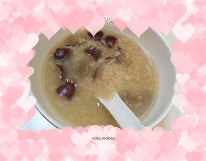 Millet, Oatmeal and Red Date Porridge