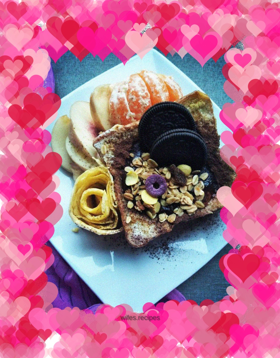 Fruit yogurt core toast