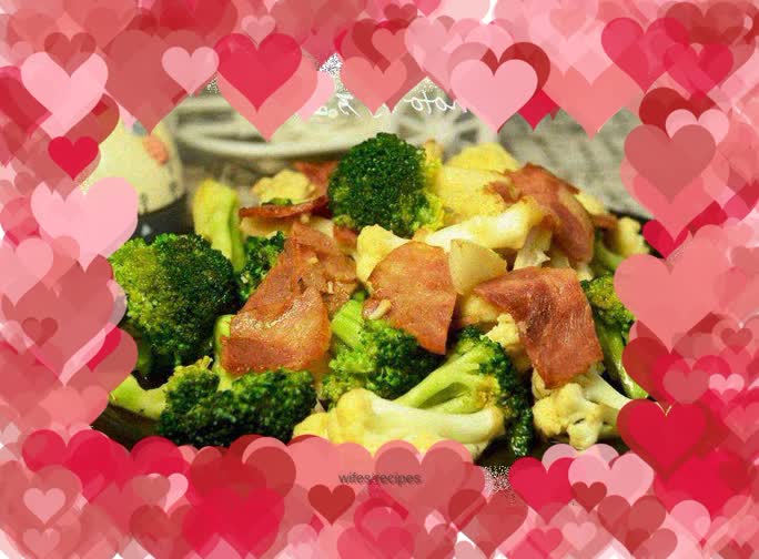 Bacon Baked Double Flowers