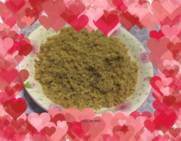 Bread machine homemade meat floss