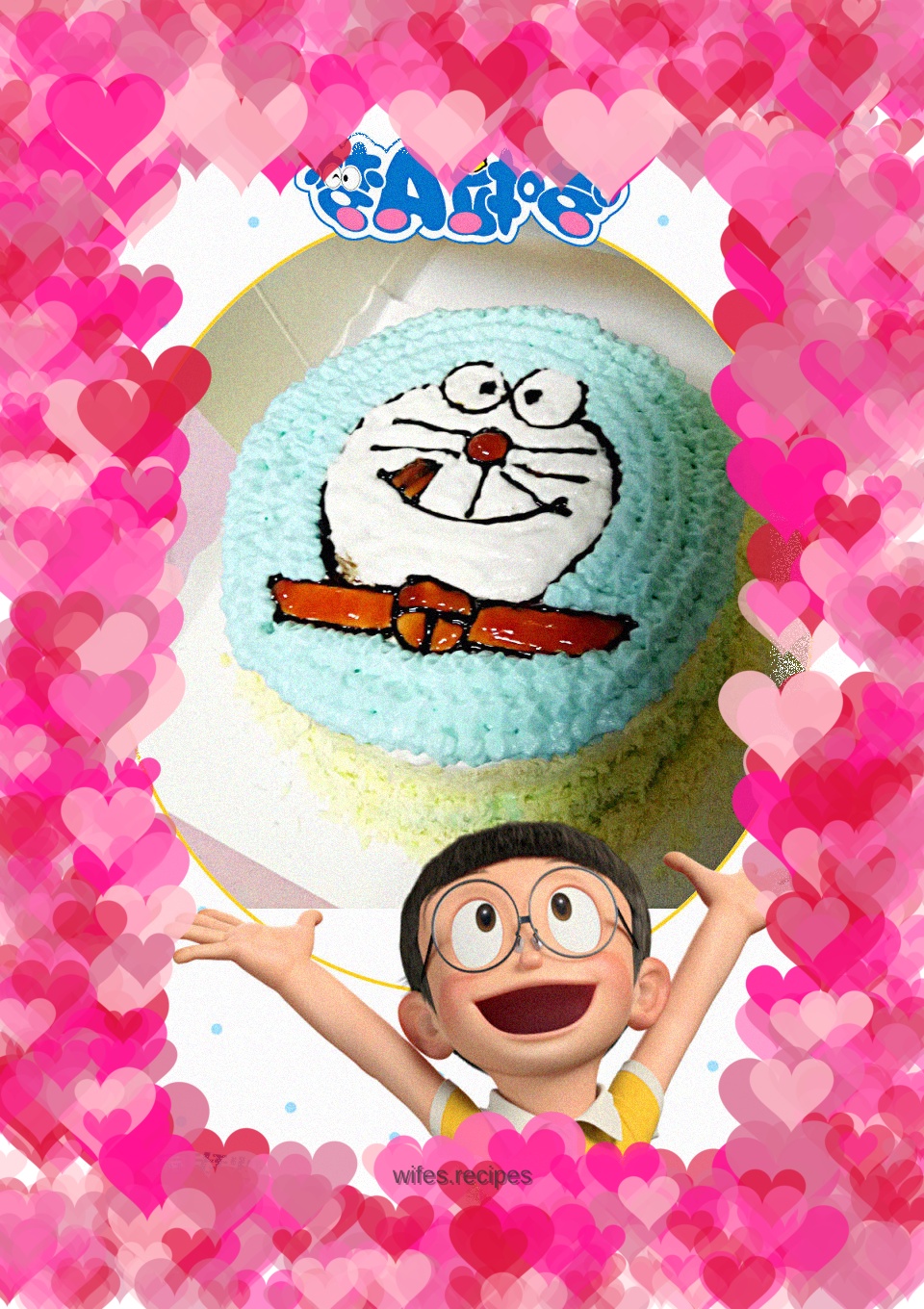 Doraemon Cream Cake
