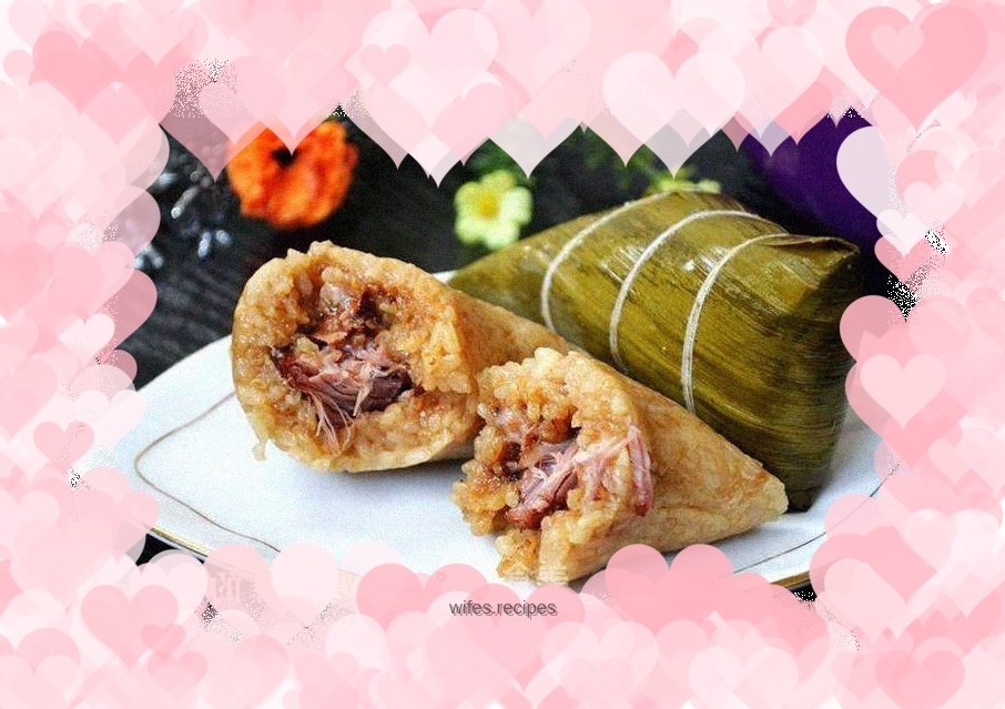 Fresh meat glutinous rice dumplings