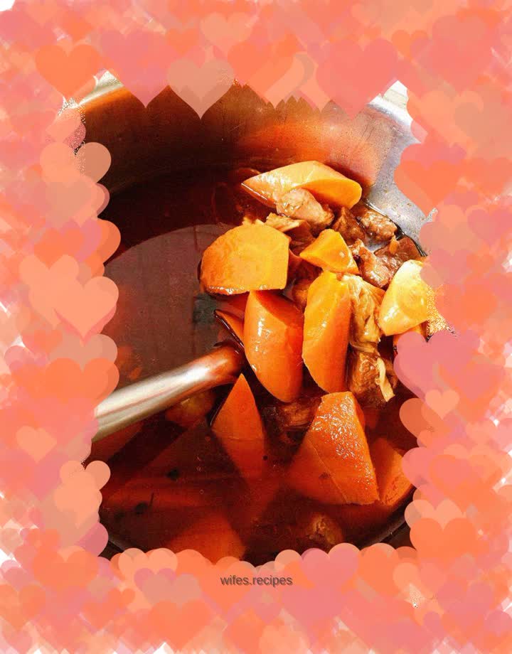 Stewed Beef Brisket with Carrots