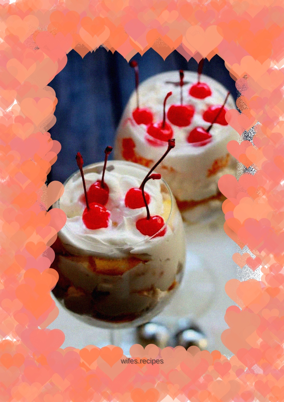 【Tomato Recipe】Orange Trifle Cup——Easy orange trifle