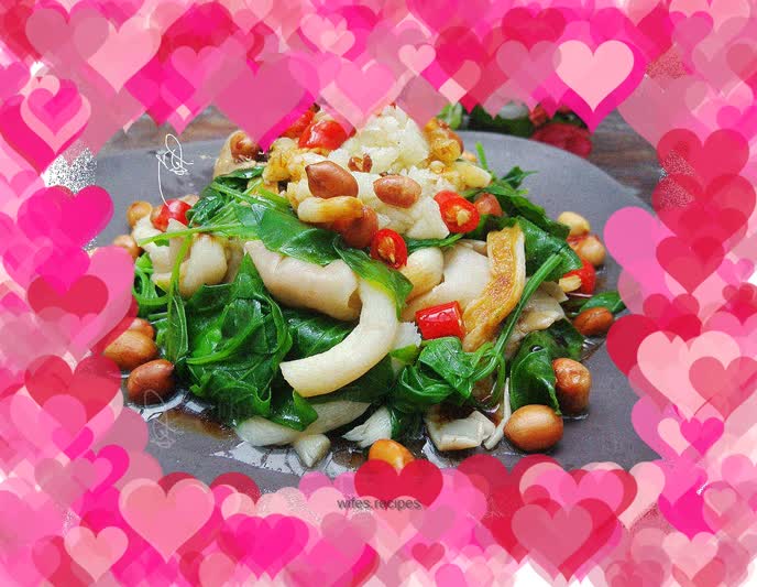 Dried Chinese wolfberry vegetables and cold mushrooms