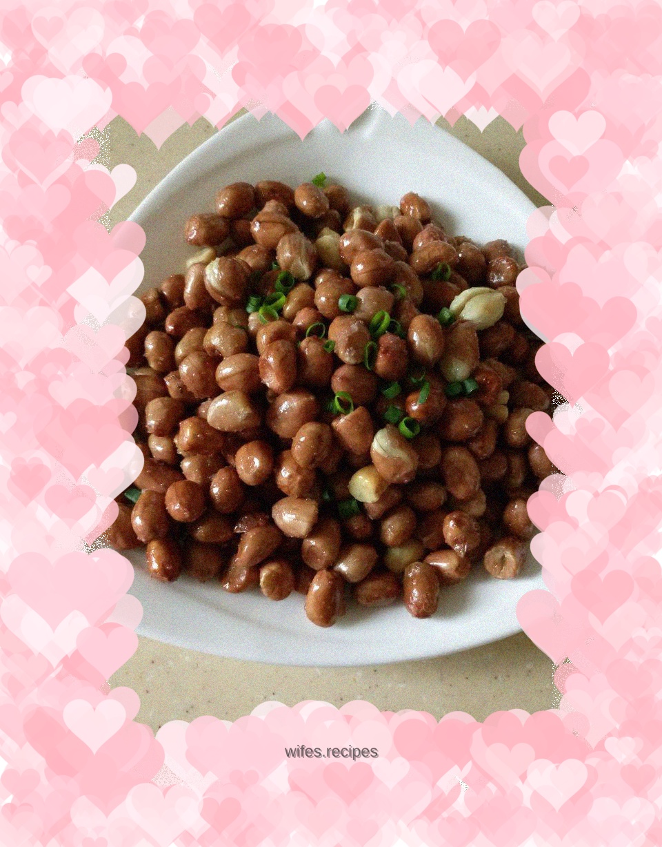 Crispy Peanuts with Scallions