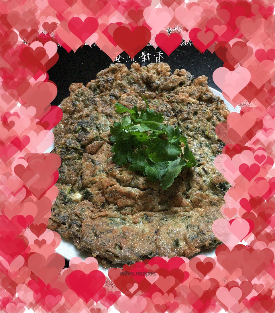 Chinese toon omelette