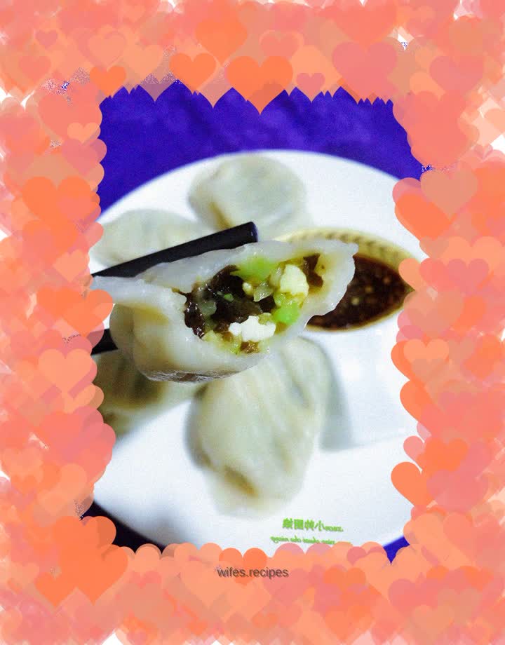 【Northeast】Zucchini, Fungus, Egg Dumplings