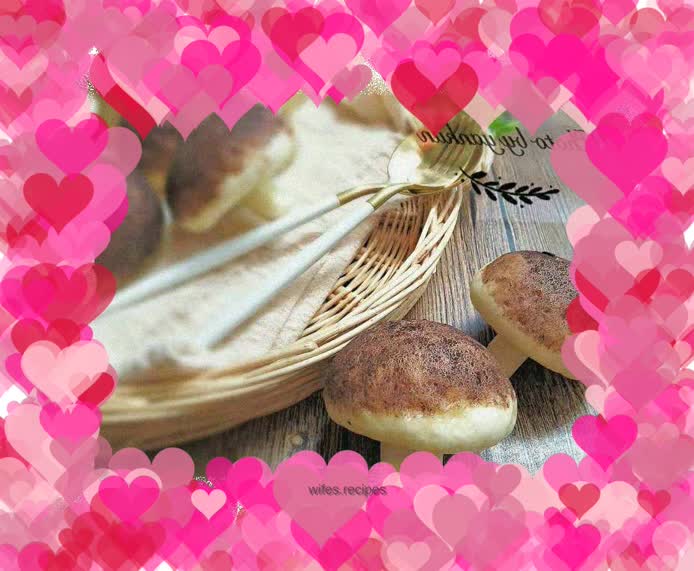 Simulated mushroom buns