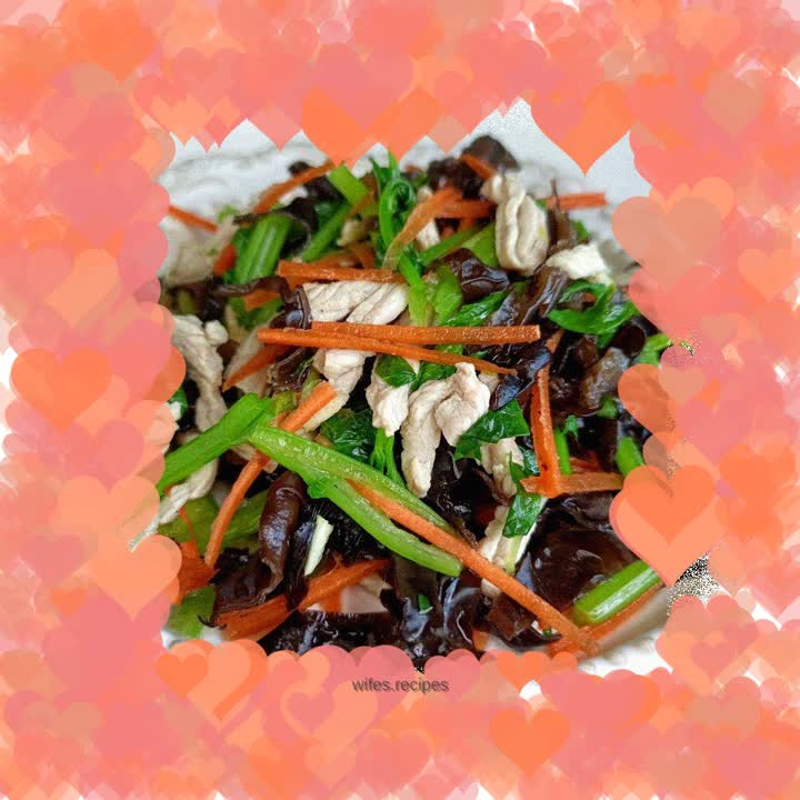 Celery mixed with fungus