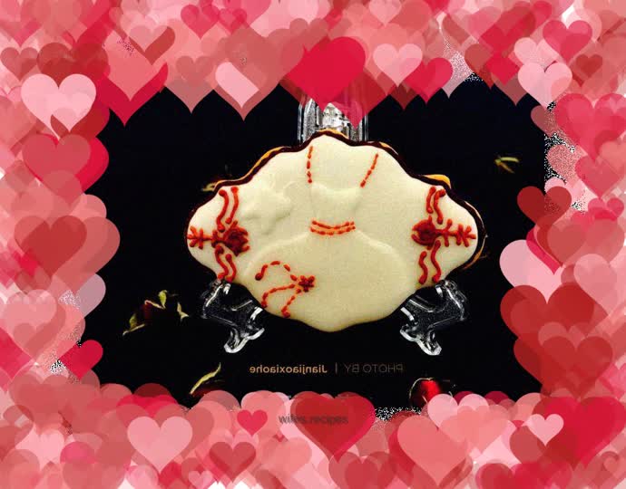 Princess Dress Frosted Cookies