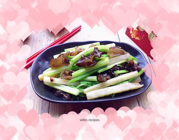 Stir-fried with clear fat