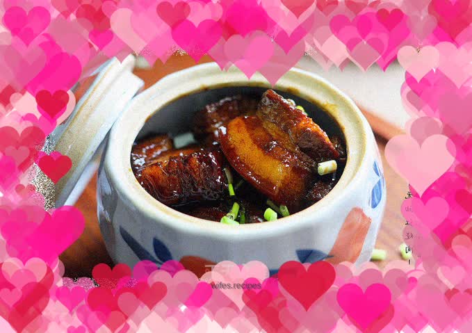 【Oil-free braised pork】