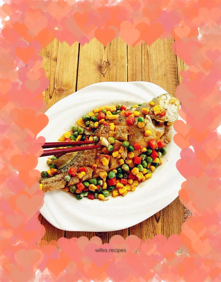 Assorted fish with sauce