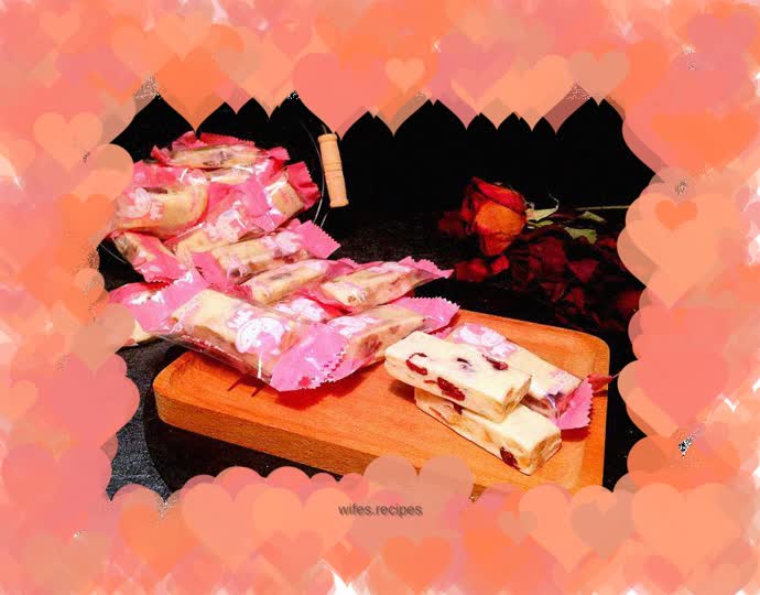 Cranberry Peanut Nougat