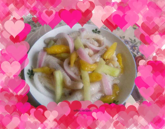 Pickled chicken feet with wild pepper