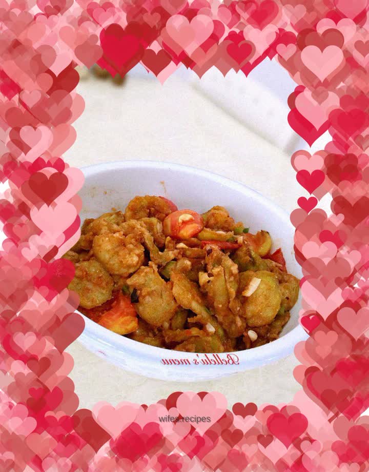Roasted eggplant cubes