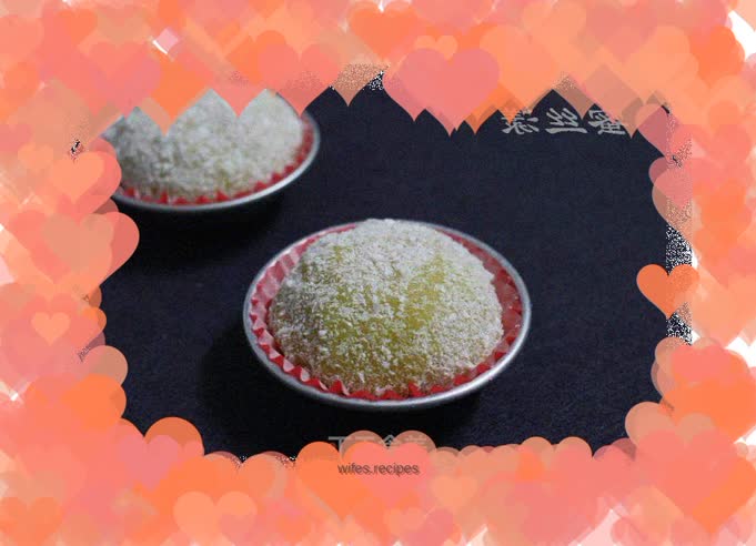 Mango glutinous rice cake