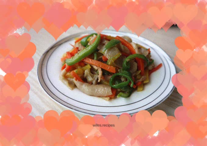 Colorful pink leather