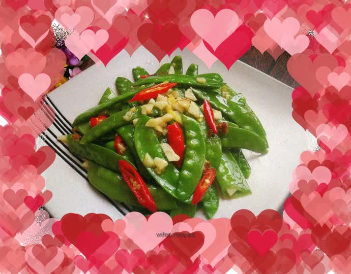 Garlic Snow Peas