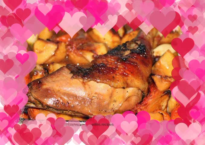 When you’re bored, grill a chicken leg and eat it