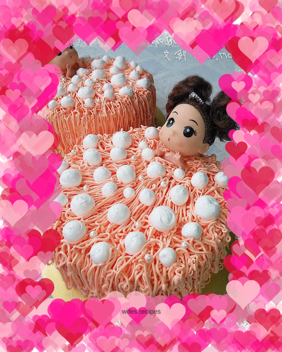 【Shanghai】Confused Doll Bubble Bath Birthday Cake
