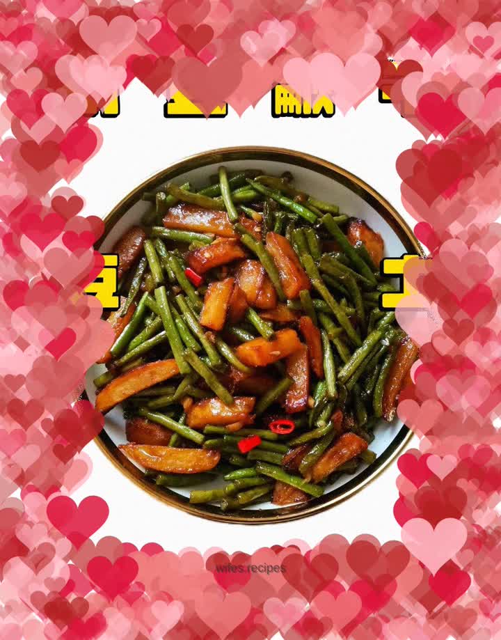 Stir-fried beans and potatoes