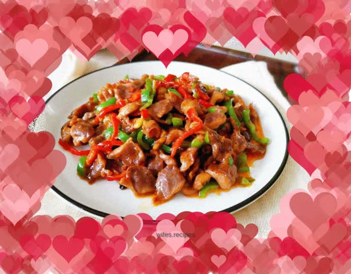 Stir-fried chicken gizzards