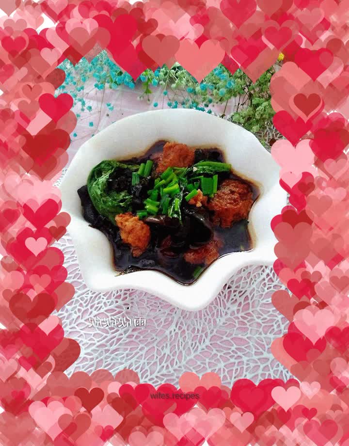 Farmhouse stewed meatballs