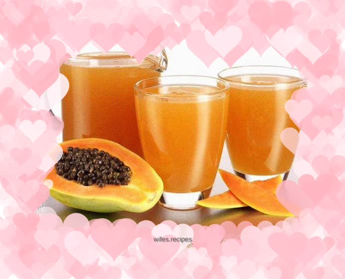 Anti-inflammatory effect, papaya spinach juice