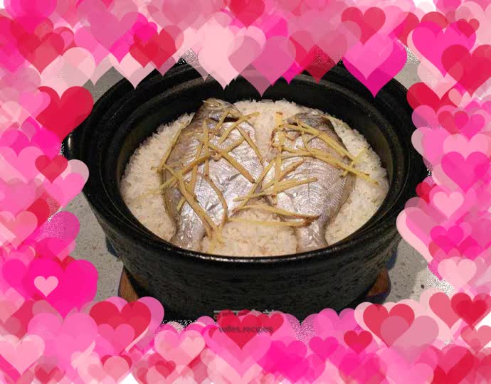 Salted Fish Peptide Rice Claypot Rice