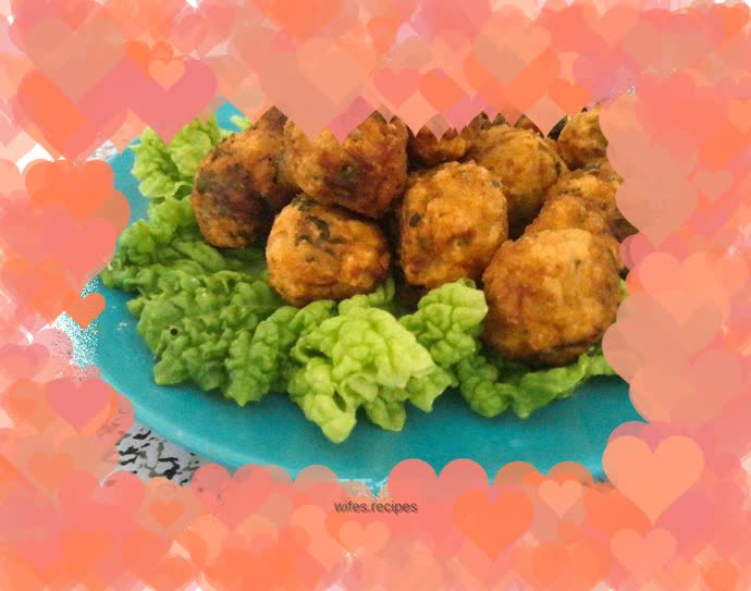 Bean dregs meatballs