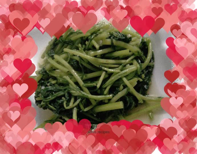 Stir-fried chrysanthemum