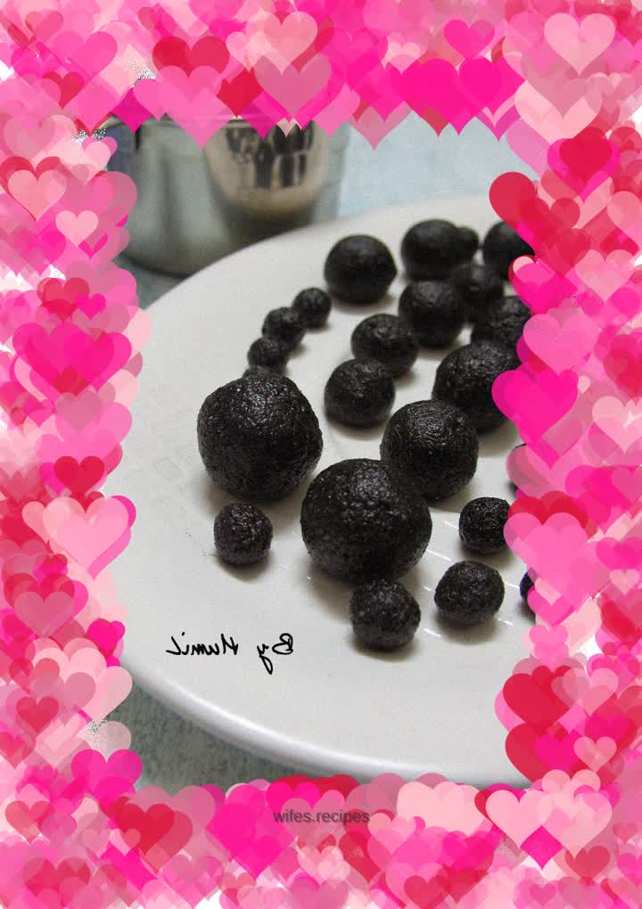 Black sesame filling